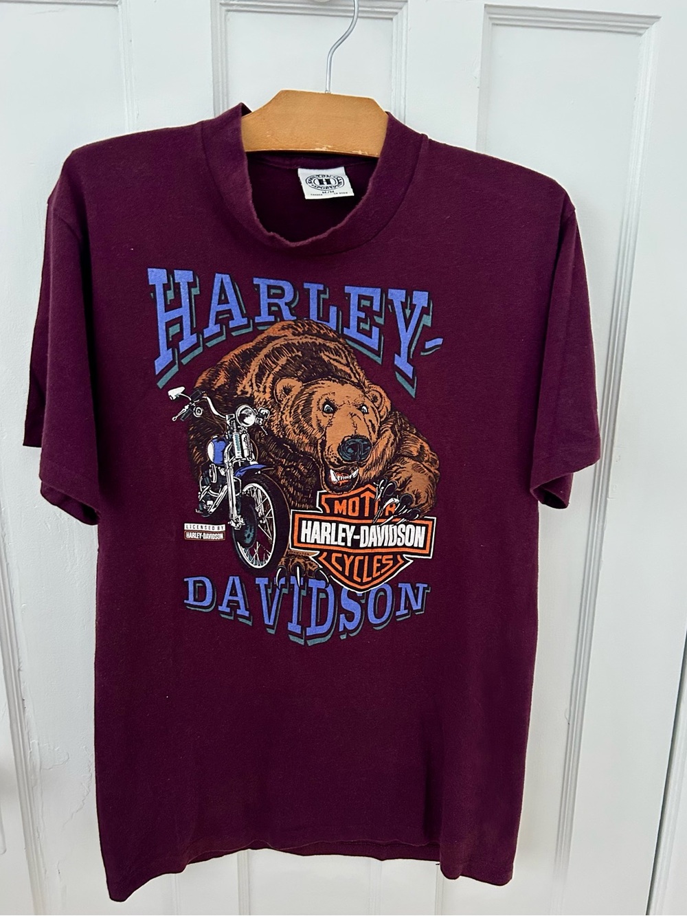 Rare Made in Canada Harley-Davidson Kingston Ontario Bear Dealer Tee